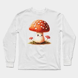 Quaint Little Mushroom Long Sleeve T-Shirt